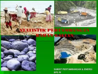 subdit pertambangan energi bps ri