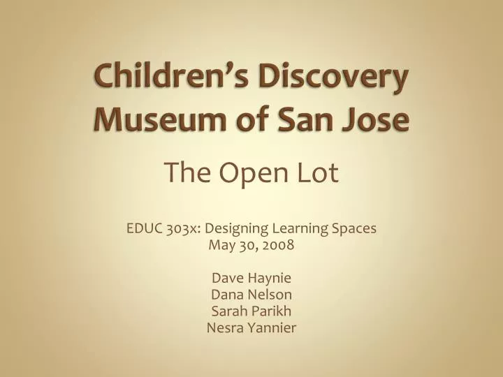 children s discovery museum of san jose