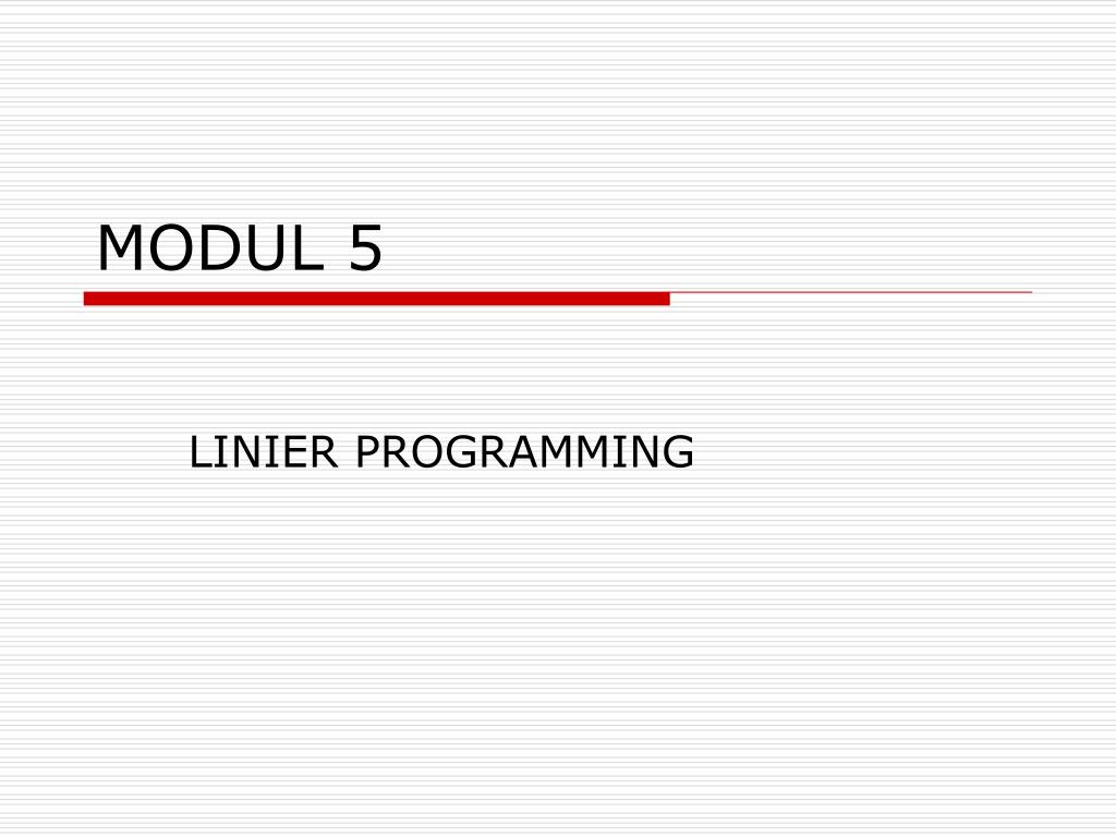 PPT - MODUL 5 PowerPoint Presentation, free download - ID:3904441