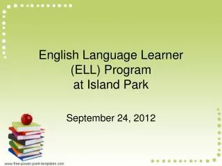 English Language Learner (ELL) Program at Island Park