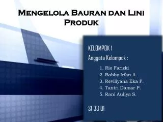 mengelola bauran dan lini produk