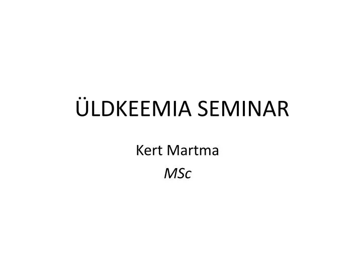 ldkeemia seminar