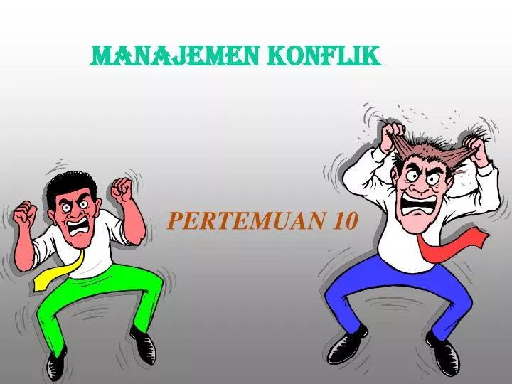 manajemen konflik