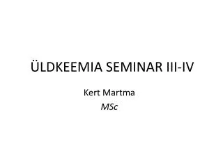 ldkeemia seminar iii iv