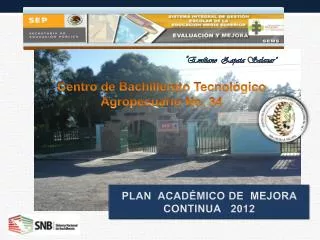 plan acad mico de mejora continua 2012