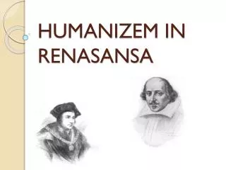 humanizem in renasansa