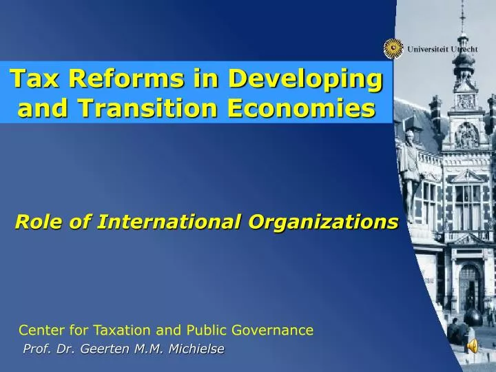role of international organizations