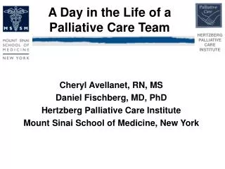 A Day in the Life of a Palliative Care Team