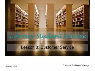 Library Student Service