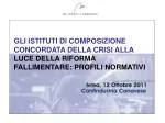 IL CONCORDATO PREVENTIVO art. 160 e ss. L.F. - slide 1
