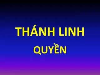 th nh linh
