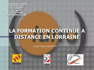 la formation continue a distance en lorraine