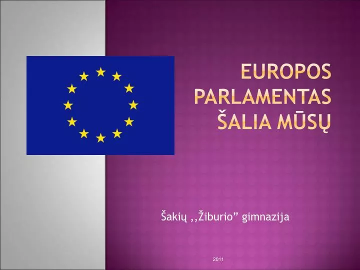 europos parlamentas alia m s