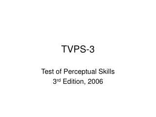 TVPS-3