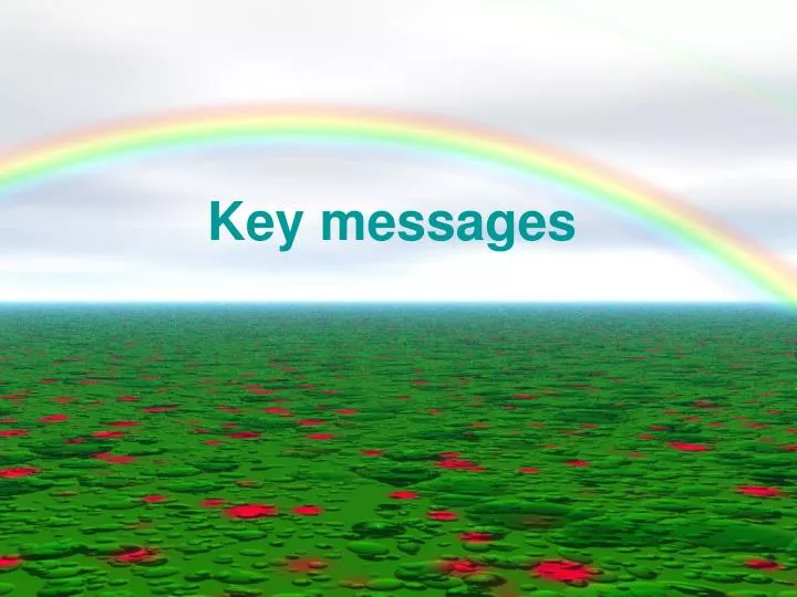 key messages