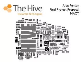 Alex Fenton Final Project Proposal MACT