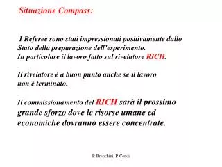situazione compass