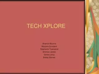 TECH XPLORE