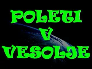 poleti v vesolje