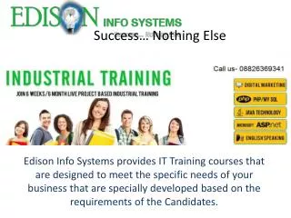 Edison Info Systems - Best Coaching Institute Delhi/NCR