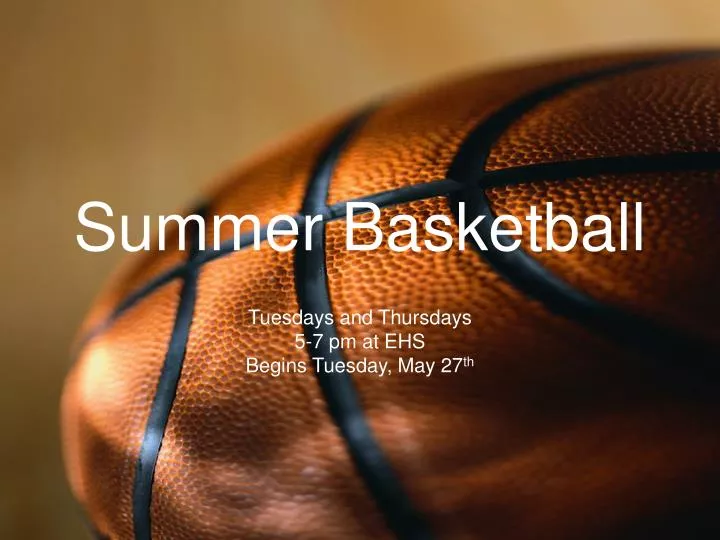 summer basketball