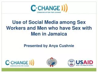 Use of Social Media among Sex Workers and Men who have Sex with Men in Jamaica