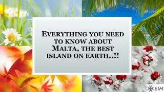 Everything you need to know about Malta, the best island!!