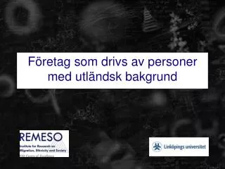 f retag som drivs av personer med utl ndsk bakgrund