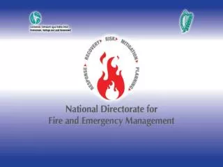 National Perspective on Emergency Management