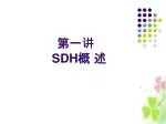 第一讲 SDH 概 述 - slide 1