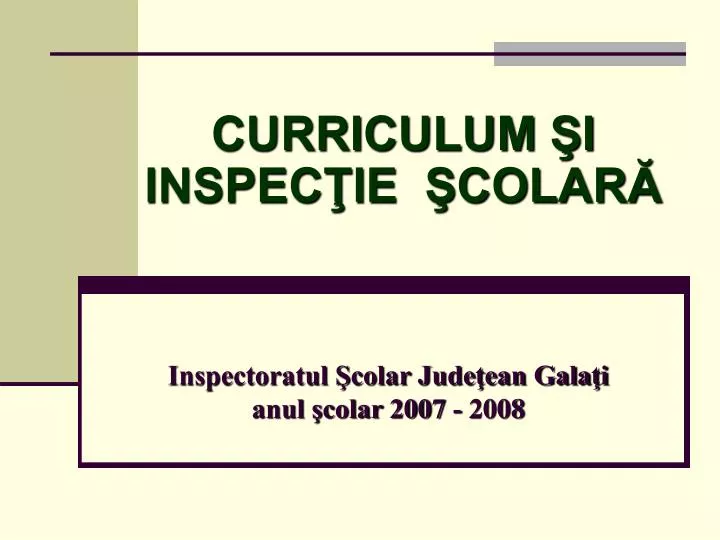inspectoratul colar jude ean gala i anul colar 2007 2008
