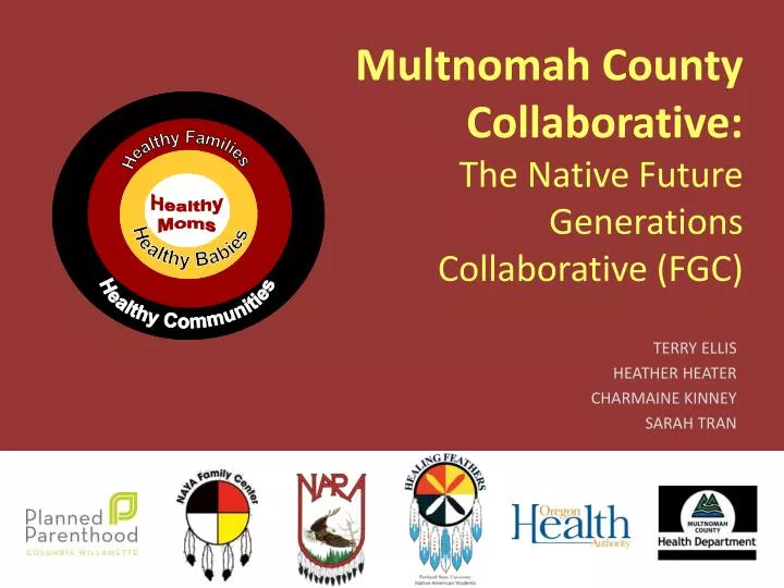 multnomah county collaborative the native future generations collaborative fgc