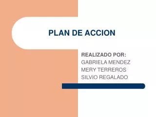 plan de accion