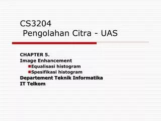 cs3204 pengolahan citra uas