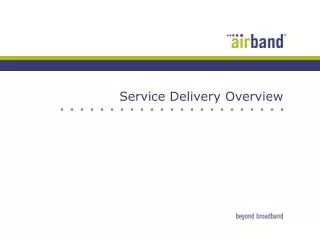 Service Delivery Overview