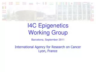 I4C Epigenetics Working Group