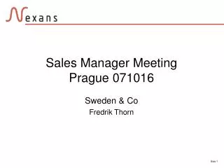 sales manager meeting prague 071016