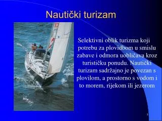 nauti ki turizam