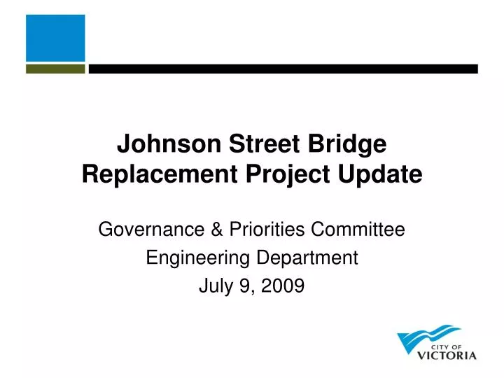johnson street bridge replacement project update