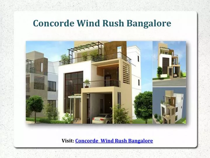 concorde wind rush bangalore