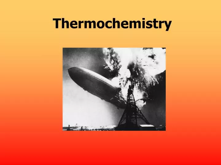 thermochemistry