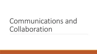 Communications and Collaboration