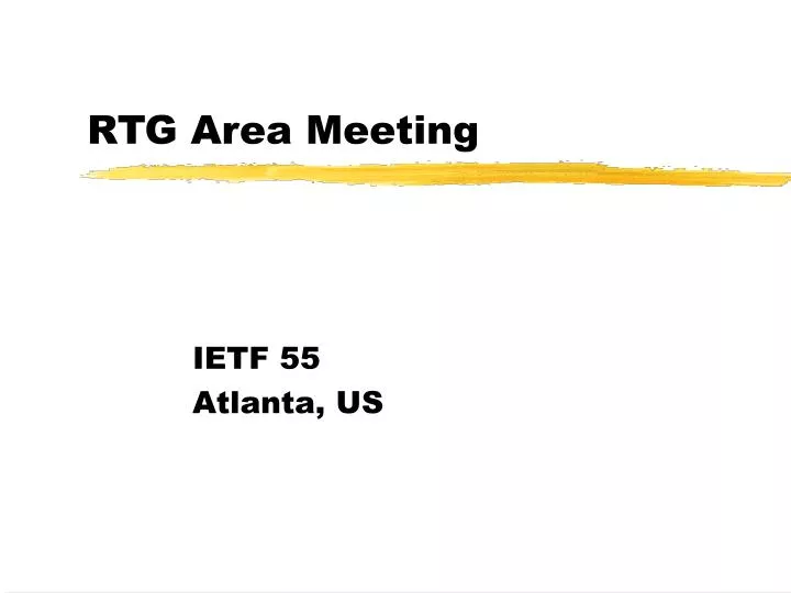 rtg area meeting