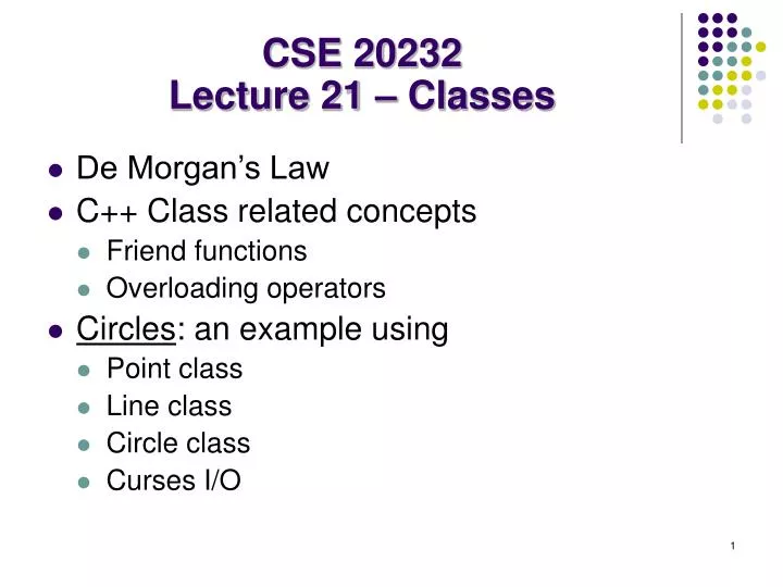 cse 20232 lecture 21 classes