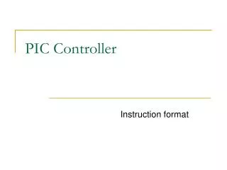 PIC Controller
