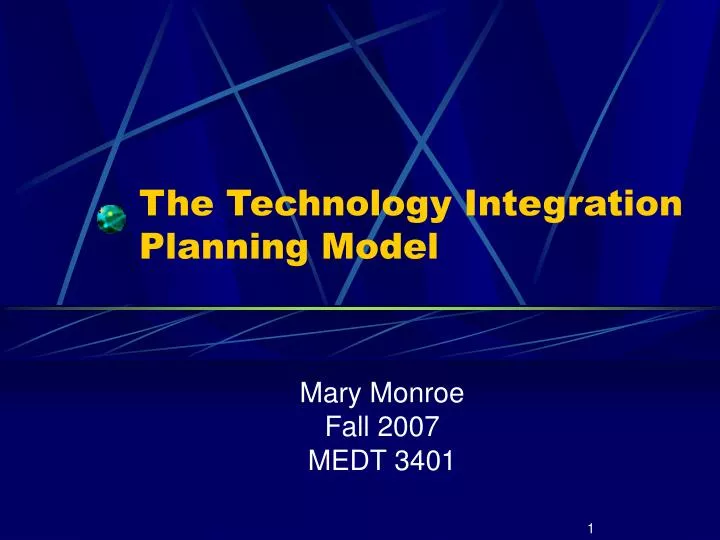 the technology integration planning model