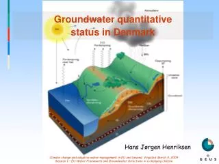 Groundwater quantitative status in Denmark