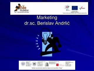 marketing dr sc berislav andrli