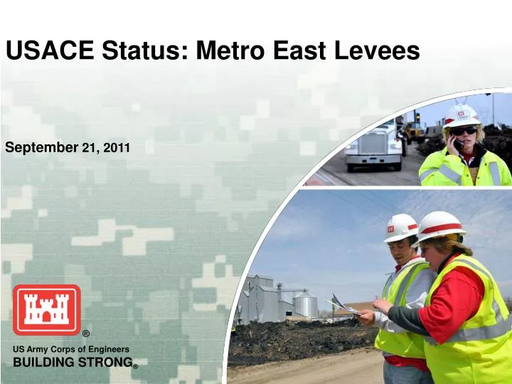 usace status metro east levees