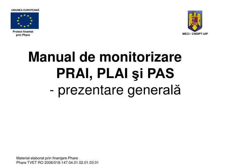 manual de monitorizare prai plai i pas prezentare ge n eral